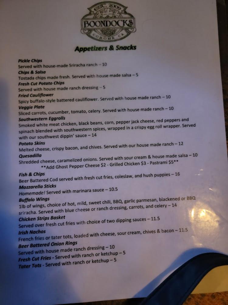 Boondocks Menu image 2